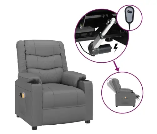 Elektriline Massaažitool, Hall, Kunstnahk