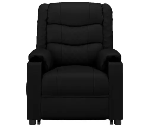 Püsti Tõusmist Toetav Tool, Must, Kunstnahk