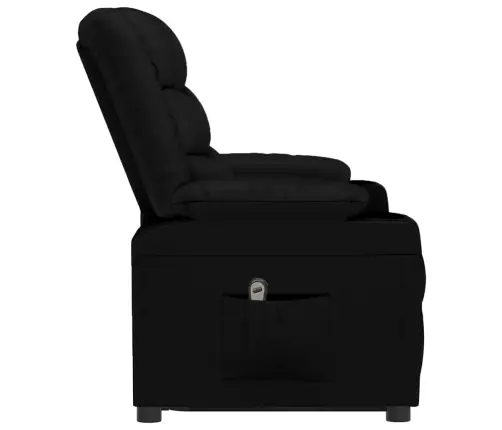 Püsti Tõusmist Toetav Tool, Must, Kunstnahk