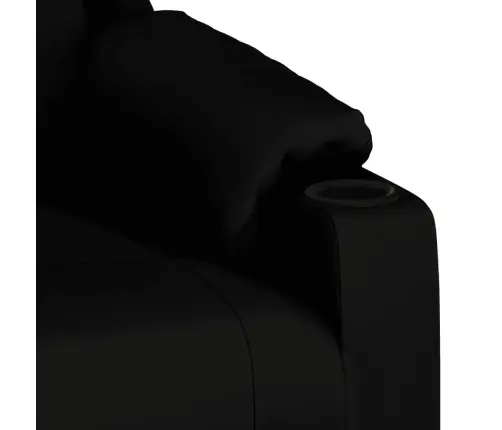 Püsti Tõusmist Toetav Tool, Must, Kunstnahk