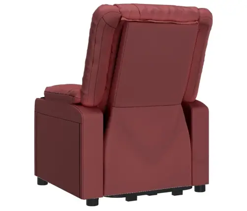 Atsistojantis Krėslas, Raudonojo Vyno Spalvos, Dirbtinė Oda