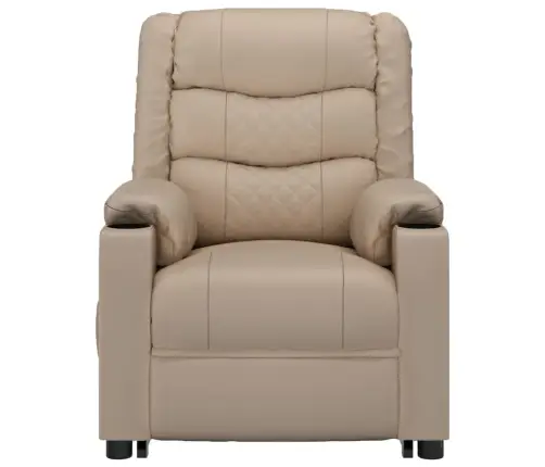 Atsistojantis Krėslas, Kapučino Spalvos, Dirbtinė Oda