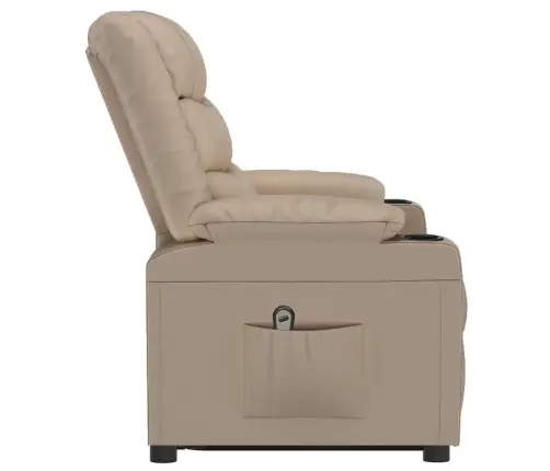 Atsistojantis Krėslas, Kapučino Spalvos, Dirbtinė Oda