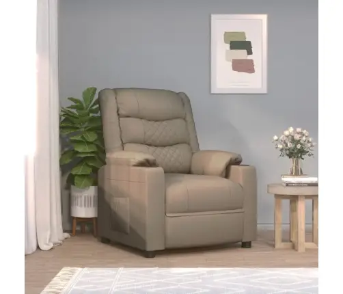 Atsistojantis Krėslas, Kapučino Spalvos, Dirbtinė Oda