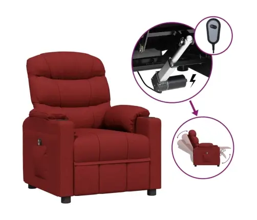 Elektriline Tugitool, Veinipunane, Kangas