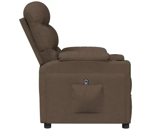 Elektriline Tugitool, Pruun, Kangas