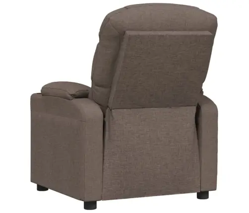 Elektrinis Atlošiamas Krėslas, Taupe Spalvos, Audinys