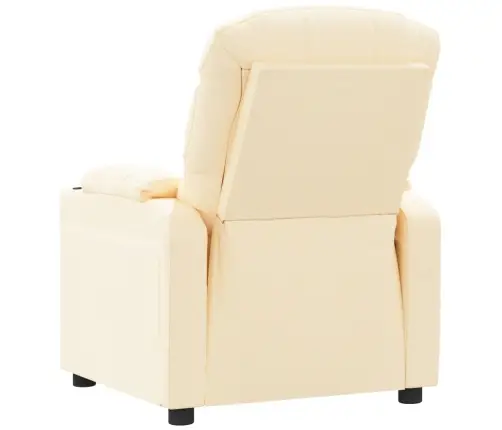Elektrinis Atlošiamas Krėslas, Kreminės Spalvos, Audinys