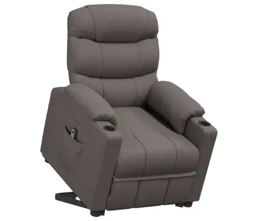 Püsti Tõusmist Toetav Tugitool, Tumehall, Kangas