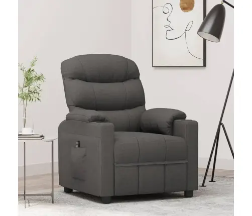 Püsti Tõusmist Toetav Tugitool, Tumehall, Kangas