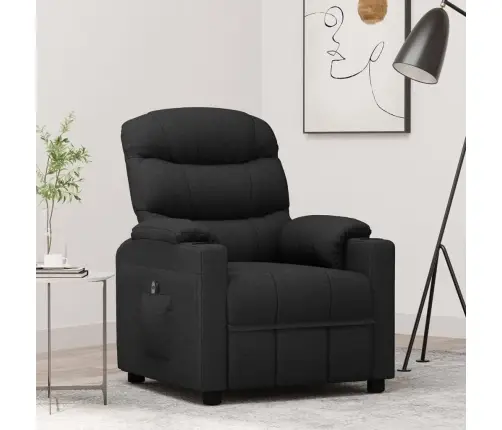 Püsti Tõusmist Toetav Tugitool, Must, Kangas