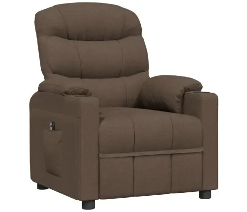 Püsti Tõusmist Toetav Tugitool, Pruun, Kangas