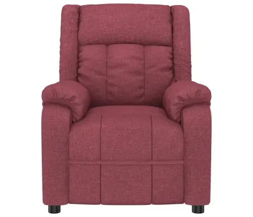 Atpūtas Krēsls, Paceļams, Vīnsarkans Audums Vidaxl