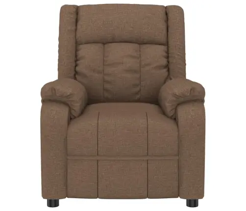 Atpūtas Krēsls, Paceļams, Brūns Audums Vidaxl