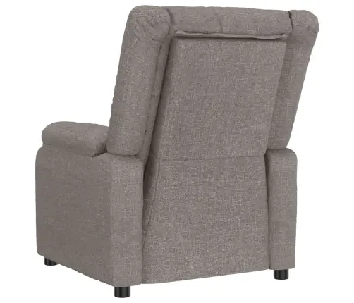 Püsti Tõusmist Toetav Tugitool, Pruunikashall, Kangas