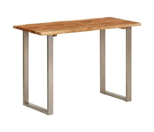 Virtuves Galds, 110X50X76 Cm, Akācijas Masīvkoks Vidaxl