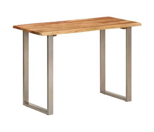 Virtuves Galds, 110X50X76 Cm, Akācijas Masīvkoks Vidaxl