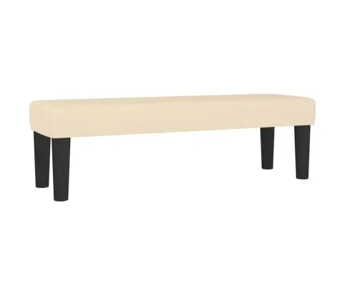 Atsperu Gultas Rāmis Ar Matraci, Krēmkrāsas Audums, 200X200 Cm Vidaxl