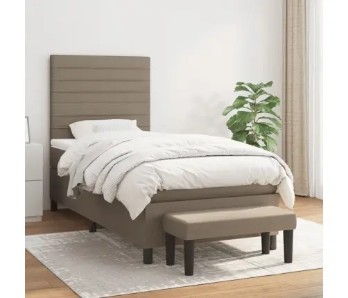 Kontinentaalvoodi Madratsiga, Pruunikashall, 90X190 cm Kangas