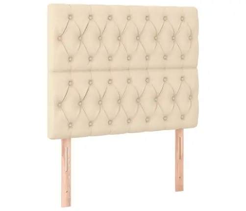 Kontinentaalvoodi Madratsiga, Kreemjas, 90X190 cm Kangas