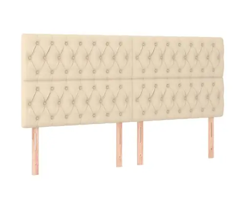 Kontinentaalvoodi Madratsiga, Kreemjas, 180X200 cm Kangas