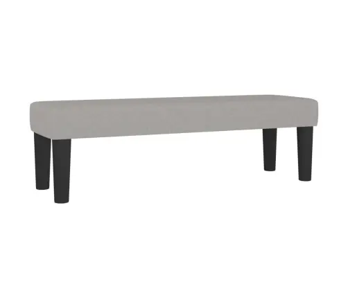 Atsperu Gulta Ar Matraci, Gaiši Pelēka Audums, 160X200 Cm Vidaxl