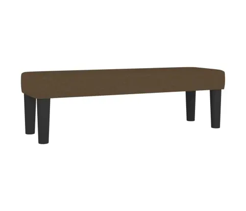 Atsperu Gultas Rāmis Ar Matraci, Tumši Brūna, 200X200Cm, Audums Vidaxl