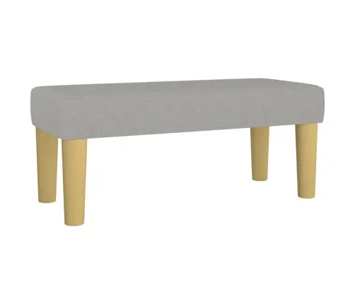 Kontinentaalvoodi Madratsiga, Helehall, 100X200 cm Kangas