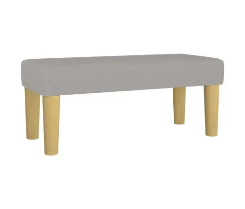 Lova Su Spyruoklėmis Ir Čiužiniu, Pilka, 120X200cm Audinys