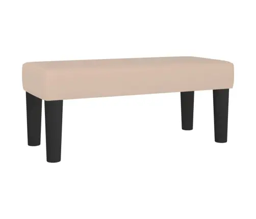 Atsperu Gulta Ar Matraci, Kapučīno, 80X200 Cm, Mākslīgā Āda Vidaxl