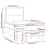 Atsperu Gulta Ar Matraci, Rozā Samts, 120X200 Cm Vidaxl Atsperu Gulta Ar Matraci, Rozā Samts, 120X200 Cm Vidaxl