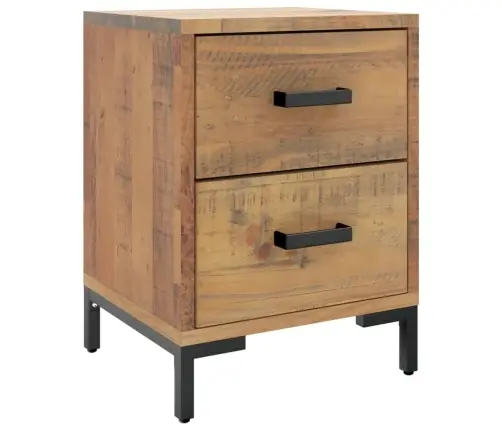 Naktsskapīši, 2 Gab., 36X30X45 Cm, Priedes Masīvkoks Vidaxl