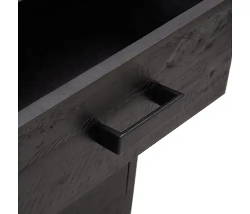 Öökapid 2 Tk, Must, 36X30X45 cm Männipuit