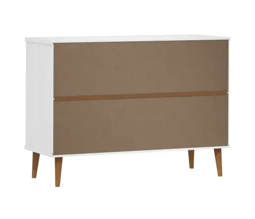 Kummut "Molde", Valge, 113 X 40 X 80 cm Männipuit