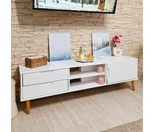 Tv Skapītis Molde, Balts, 158X40X49 Cm, Priedes Masīvkoks Vidaxl Tv Skapītis Molde, Balts, 158X40X49 Cm, Priedes Masīvkoks Vidaxl