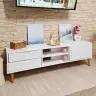 Tv Skapītis Molde, Balts, 158X40X49 Cm, Priedes Masīvkoks Vidaxl Tv Skapītis Molde, Balts, 158X40X49 Cm, Priedes Masīvkoks Vidaxl