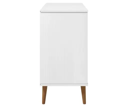 Puhvetkapp "Molde", Valge, 90 X 40 X 80 cm Männipuit