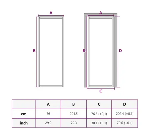 Iekšdurvis, 76X201,5 Cm, Melnas, Esg Stikls Un Alumīnijs Vidaxl