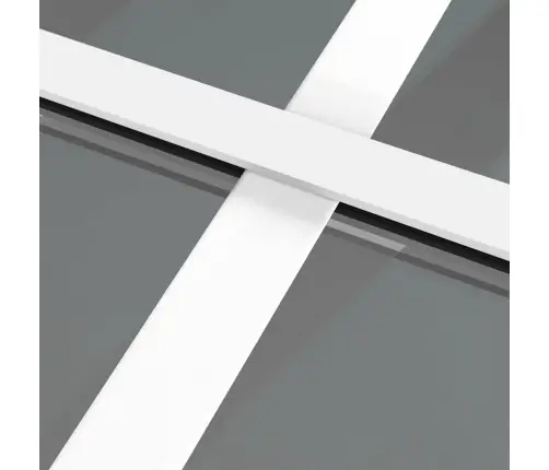 Vidaus Durys, Baltos, 83X201,5cm Esg Stiklas Ir Aliuminis