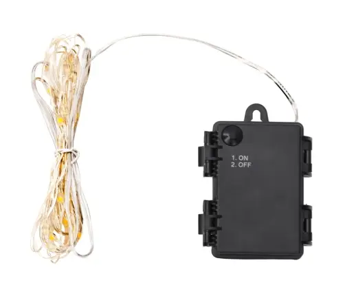 Led Lampiņu Virtene Ar Ventilatoru, 66 Led, 660 Cm Vidaxl