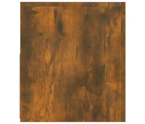 Öökapid Led-Tuledega 2 Tk, Suitsutatud Tamm, 60X35X40 Cm