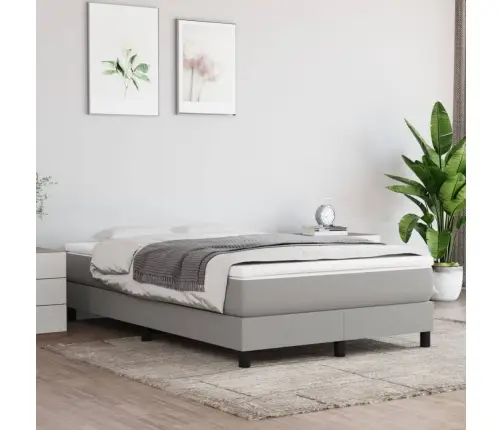 Kontinentaalvoodi Madratsiga, Helehall, 120X200 cm Kangas