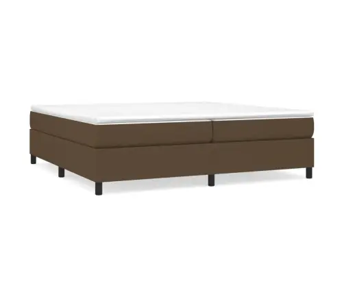 Kontinentaalvoodi Madratsiga, Tumepruun, 200X200 cm Kangas