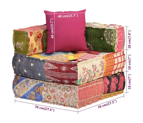 Modulaarne Tumba Padjaga, Lapitehnika, Kangas