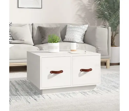 Kafijas Galdiņš, Balts, 60X53X35 Cm, Priedes Masīvkoks Vidaxl Kafijas Galdiņš, Balts, 60X53X35 Cm, Priedes Masīvkoks Vidaxl