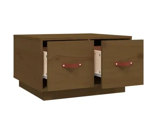 Kavos Staliukas, Medaus Rudas, 60X53X35cm Pušies Masyvas Kavos Staliukas, Medaus Rudas, 60X53X35cm Pušies Masyvas