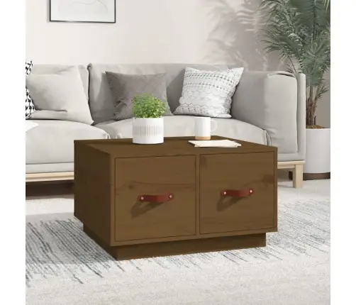 Kavos Staliukas, Medaus Rudas, 60X53X35cm Pušies Masyvas Kavos Staliukas, Medaus Rudas, 60X53X35cm Pušies Masyvas