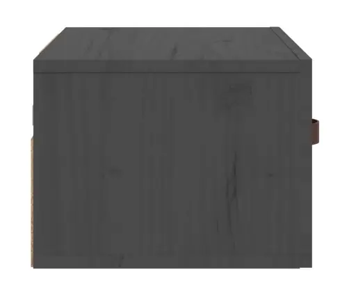 Sieninės Naktinės Spintelės, 2Vnt., Pilkos, 40X29,5X22Cm