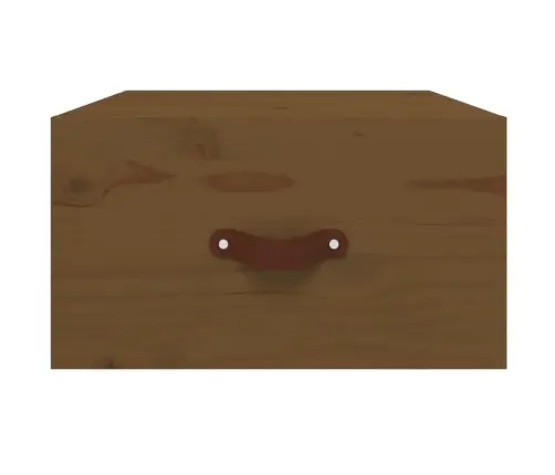 Sienas Naktsskapīši, 2 Gab., Medus Brūni, 40X29,5X22 Cm Vidaxl