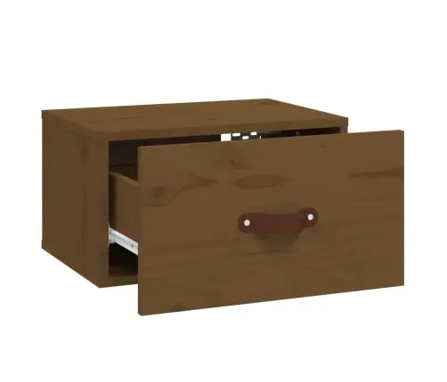 Sienas Naktsskapīši, 2 Gab., Medus Brūni, 40X29,5X22 Cm Vidaxl